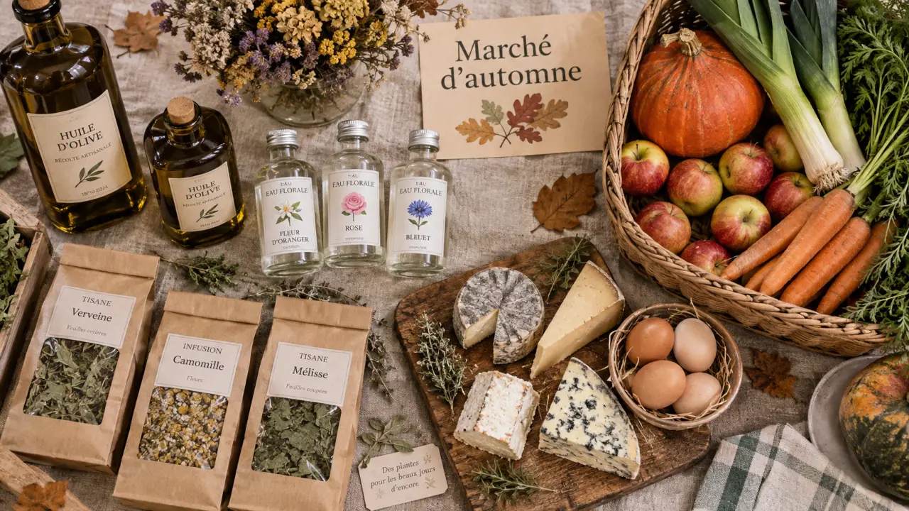 Un marché d’automne des fermes Gironde Alimen’terre à Bordeaux