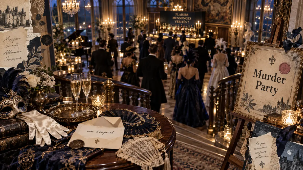 Au Château Descas, une murder party façon Cluedo géant chaque vendredi